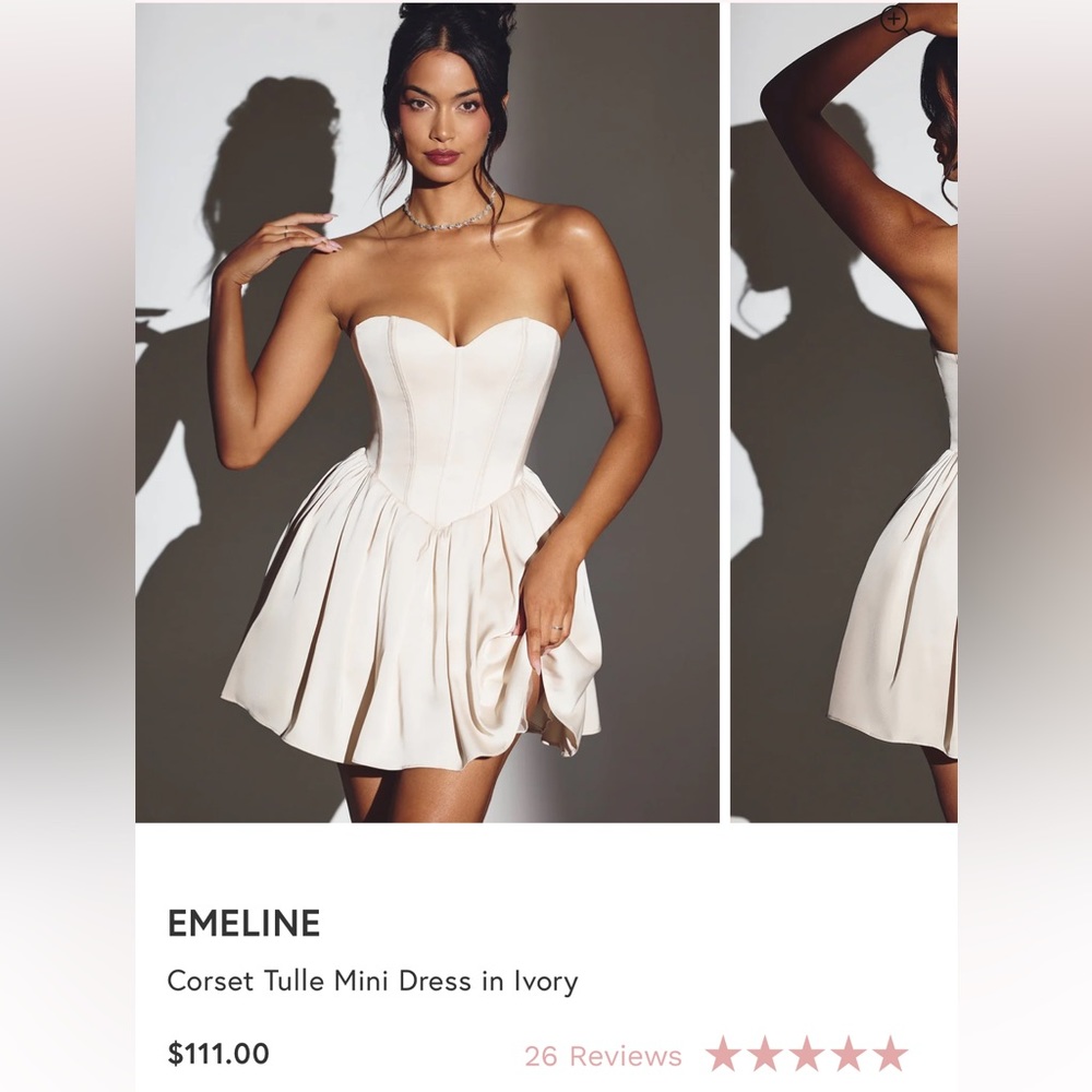 Oh polly mini corset dress